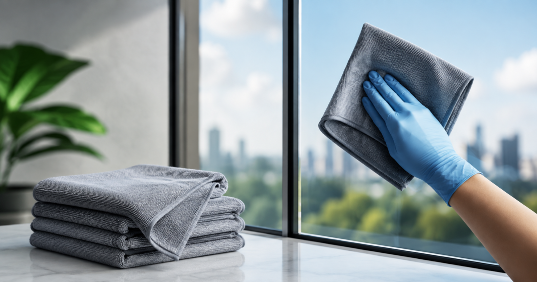 Hi-Tech Microfiber Glass Cleaning Towel HT-70GT