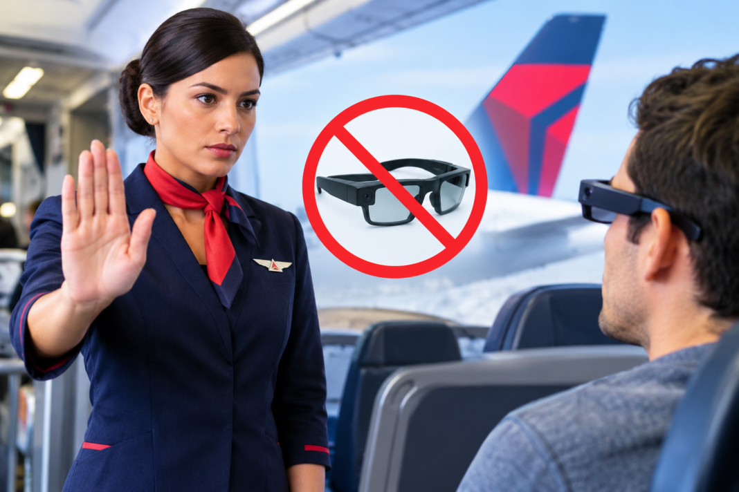 delta flight attendant ai ban​