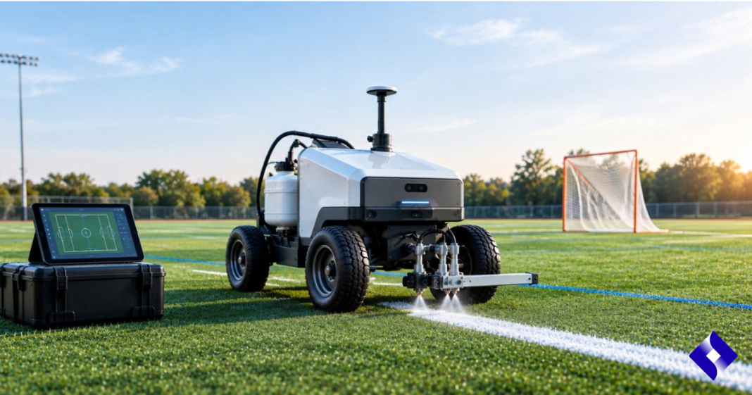 lacrosse field painting robot​